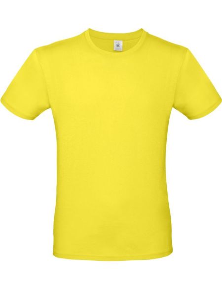 T-Shirt aus leichter Baumwolle E150 Solargelb