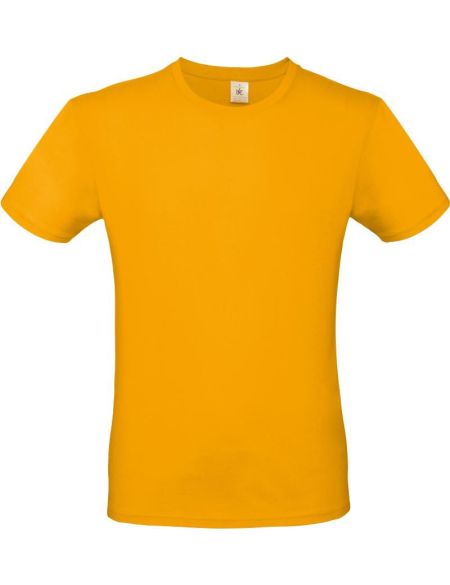 T-Shirt aus leichter Baumwolle E150 Aprikose