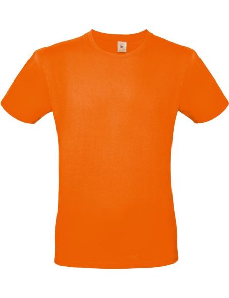 T-Shirt aus leichter Baumwolle E150 Orange