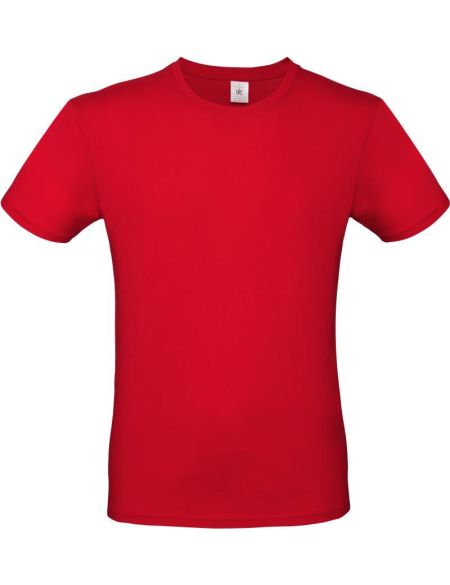 Leichtes Baumwoll-T-Shirt E150 rot