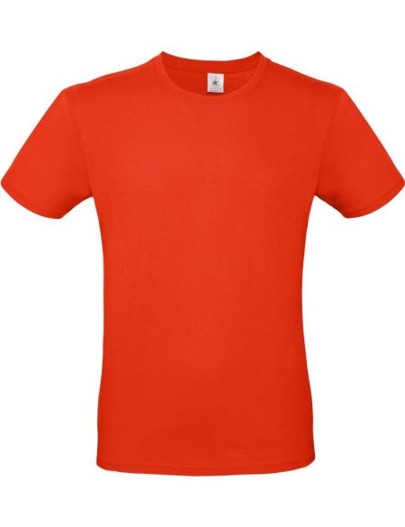 T-Shirt aus leichter Baumwolle E150 feuerrot