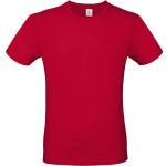 Leichtes Baumwoll-T-Shirt E150 tiefrot