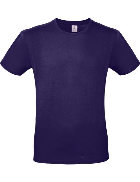 T-Shirt aus leichter Baumwolle E150 Urban Purple