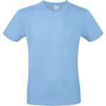 T-Shirt aus leichter Baumwolle E150 himmelblau