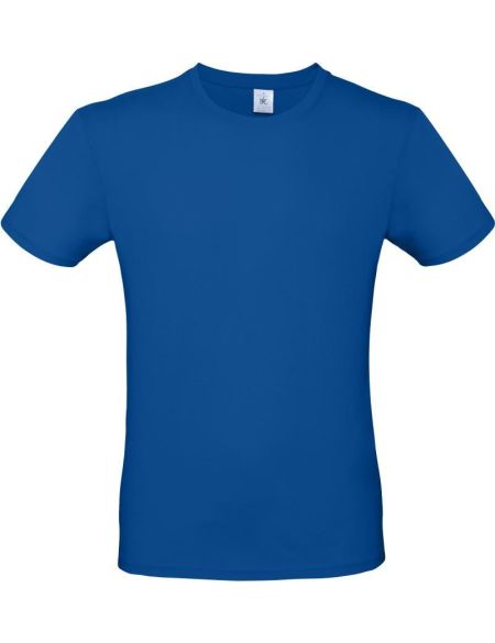 T-Shirt aus leichter Baumwolle E150 Königsblau