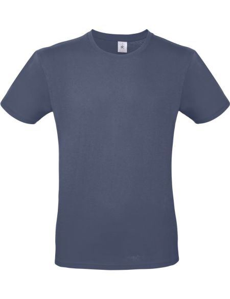 T-Shirt aus leichtem Baumwoll-Denim E150