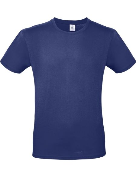 T-Shirt aus leichter Baumwolle E150 Electric Blue