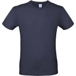 T-Shirt aus leichter Baumwolle E150 in Marineblau
