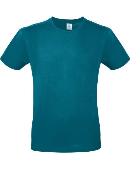 T-Shirt aus leichter Baumwolle E150 Divablau