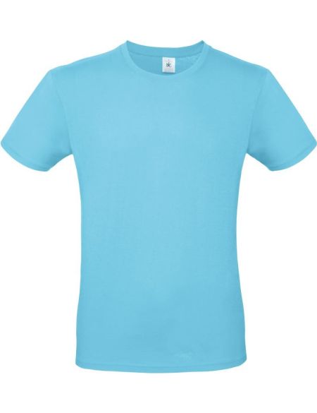 T-Shirt aus leichter Baumwolle E150 Türkis