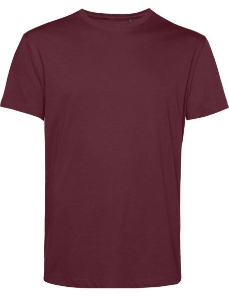 Leichtes Baumwoll-T-Shirt Inspire E150 Burgunderrot