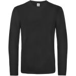 Langarm-T-Shirt aus schwerer Baumwolle E190 LSL schwarz