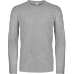 Langärmliges T-Shirt aus schwerer Baumwolle E190 LSL in Sportgrau