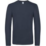 Langärmliges T-Shirt aus schwerer Baumwolle E190 LSL in Marineblau