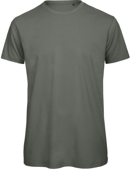 Herren-T-Shirt Medium Fit aus Bio-Baumwolle Inspire T Men Millennial Khaki