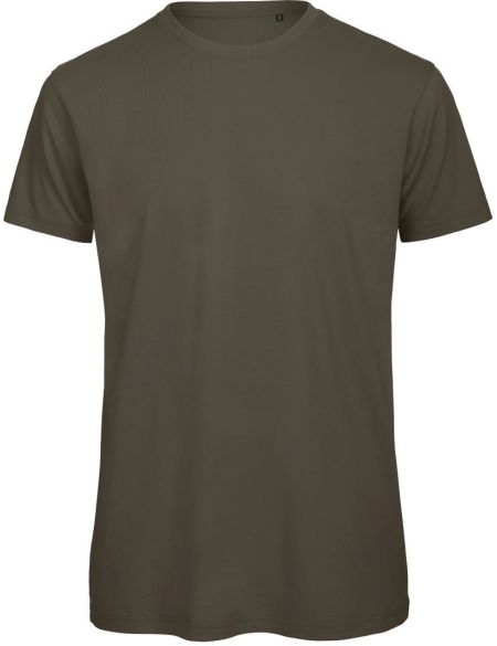 Herren T-Shirt Medium Fit aus Bio-Baumwolle Inspire T Herren Khaki