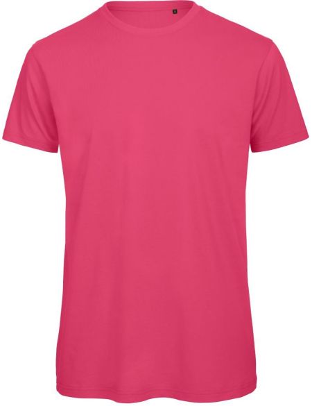 Herren T-Shirt Medium Fit aus Bio-Baumwolle Inspire T Herren fuchsia