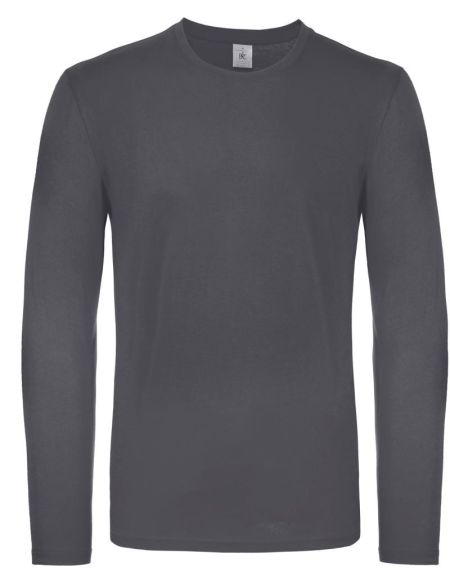 T-Shirt mit langen Ärmeln E150 LSL dunkelgrau
