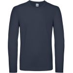 E150 LSL Marineblaues Langarm-T-Shirt