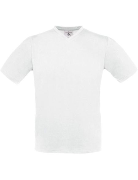 T-Shirt mit V-Ausschnitt Exact V-Neck weiß