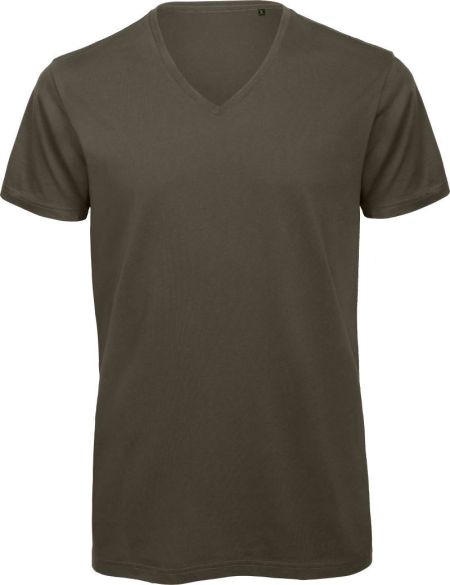 T-Shirt mit V-Ausschnitt Inspire VT Herren Khaki