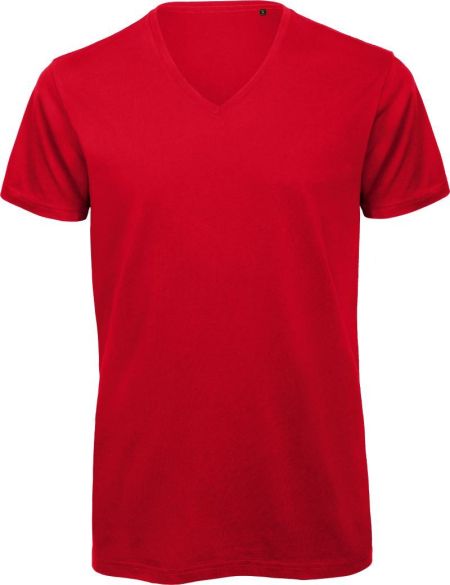 T-Shirt mit V-Ausschnitt Inspire VT Herren rot