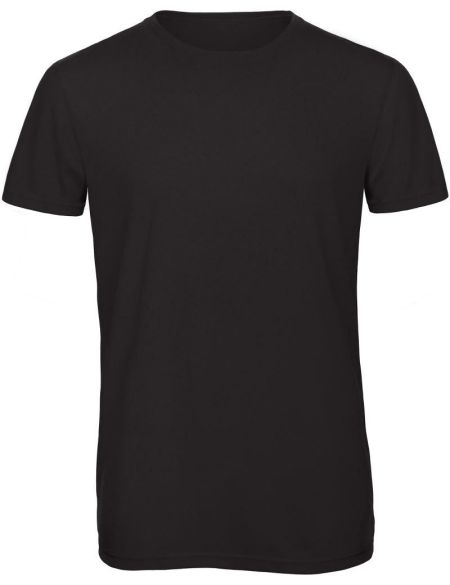 Herren T-Shirt Triblend Herren schwarz