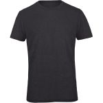 Herren-T-Shirt Triblend Herren dunkelgrau meliert