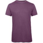 Herren-T-Shirt Triblend Herren lila meliert