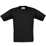 Kinder-T-Shirt aus schwerer Baumwolle Exact 190 Kids schwarz