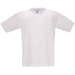 Kinder-T-Shirt aus schwerer Baumwolle Exact 190 Kids Ash