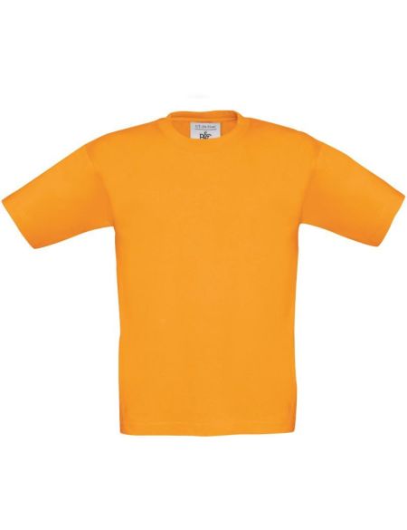 Kinder-T-Shirt aus schwerer Baumwolle Exact 190 Kids Orange