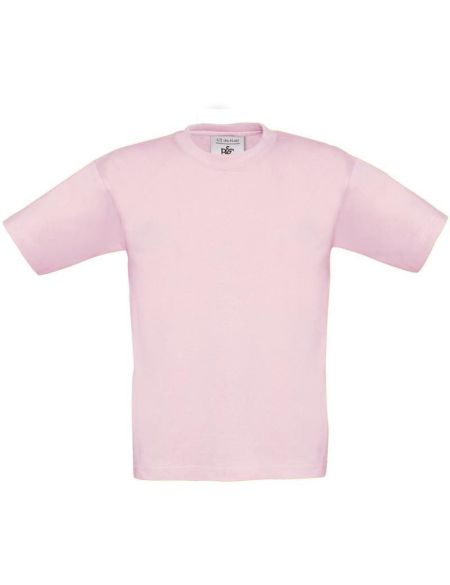 Exact 190 Kinder-T-Shirt aus schwerer, rosafarbener Sixties-Baumwolle