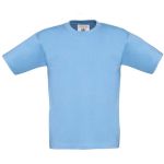 Kinder-T-Shirt aus schwerer Baumwolle Exact 190 Kids Himmelblau