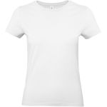 Tričko dámské z těžké bavlny E190 women white