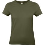 Damen-T-Shirt aus schwerer Baumwolle E190 Women Urban Khaki