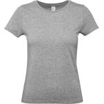 Damen-T-Shirt aus schwerer Baumwolle E190 Damen Sportgrau
