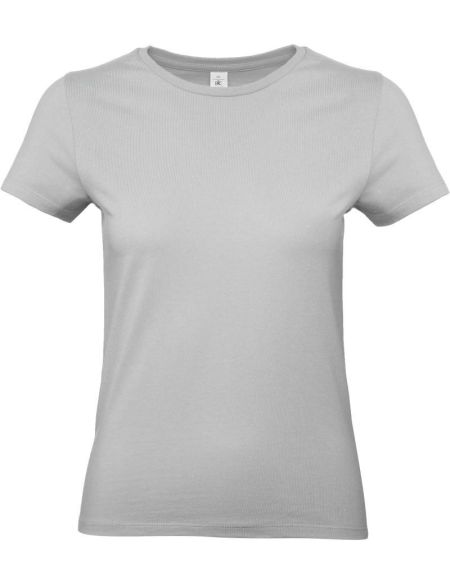 Damen-T-Shirt aus schwerer Baumwolle E190 Damen Pazifikgrau