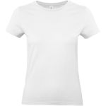Damen-T-Shirt aus schwerer Baumwolle E190 Damen Asche