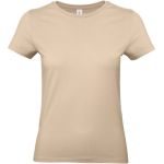 Damen-T-Shirt aus schwerer Baumwolle E190 Damen Sand