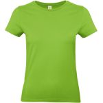 Damen-T-Shirt aus schwerer Baumwolle E190 Damen Orchideengrün