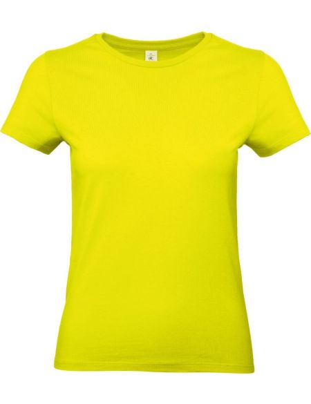 Damen-T-Shirt aus schwerer Baumwolle E190 Women Pixel Lime