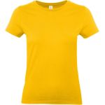 Damen-T-Shirt aus schwerer Baumwolle E190 Damen Gold