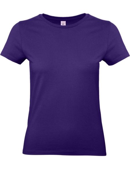 Damen-T-Shirt aus schwerer Baumwolle E190 Women in strahlendem Lila