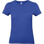 Damen-T-Shirt aus schwerer Baumwolle E190 Damen Kobaltblau