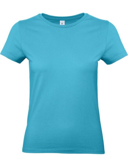 Damen-T-Shirt aus schwerer Baumwolle E190 Schwimmbad