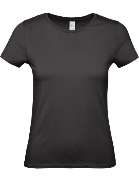 Damen T-Shirt E150 Damen schwarz