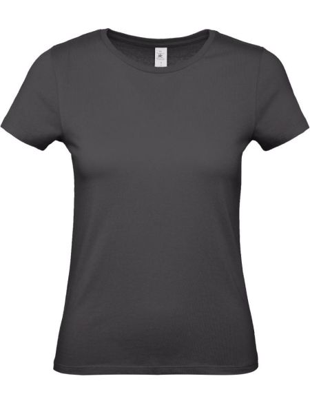 Damen T-Shirt E150 Damen Used Schwarz