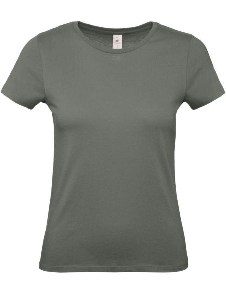 Damen-T-Shirt E150 Damen Millennial Khaki