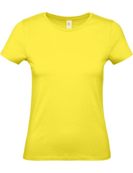 Damen T-Shirt E150 Damen solargelb